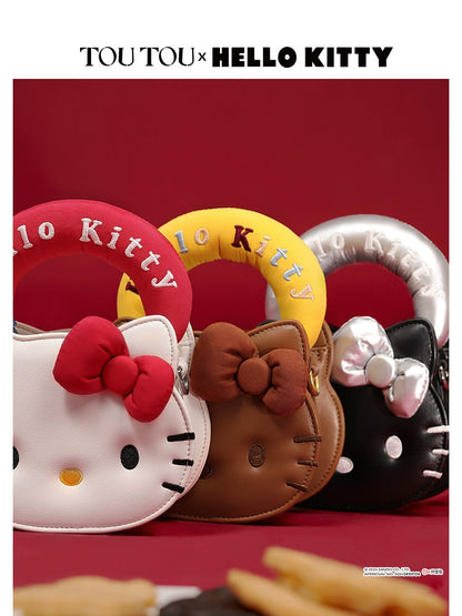 Toutouhellokitty Joint Name Sanrio Authentic KT Hello Kitty Cute Mini Bag Christmas Birthday Gift