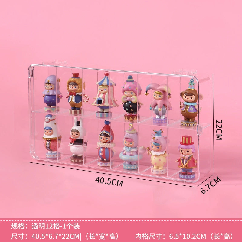 Blind Box Transparent Hand-Made Cute Grain Wall Storage Display Stand