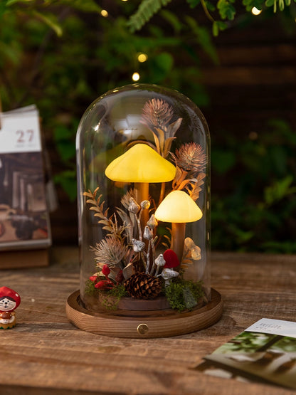 A Ying Niche Style Glass Bottle Desk Atmosphere Decoration