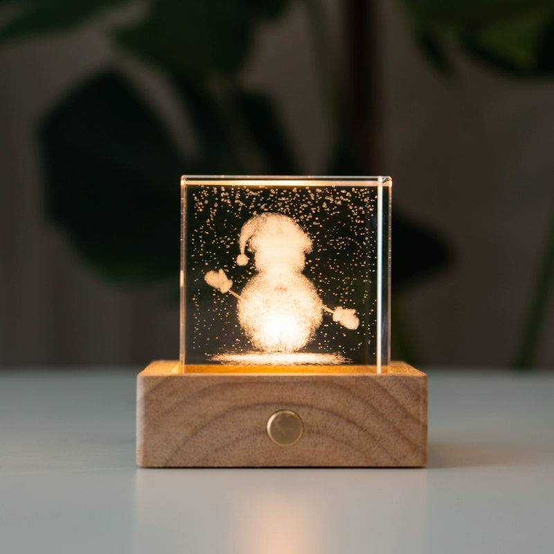 Winter Gift Snowman Cedar Creative Decoration Birthday Gift Gift Box for Girlfriend and Girlfriend Christmas Gift