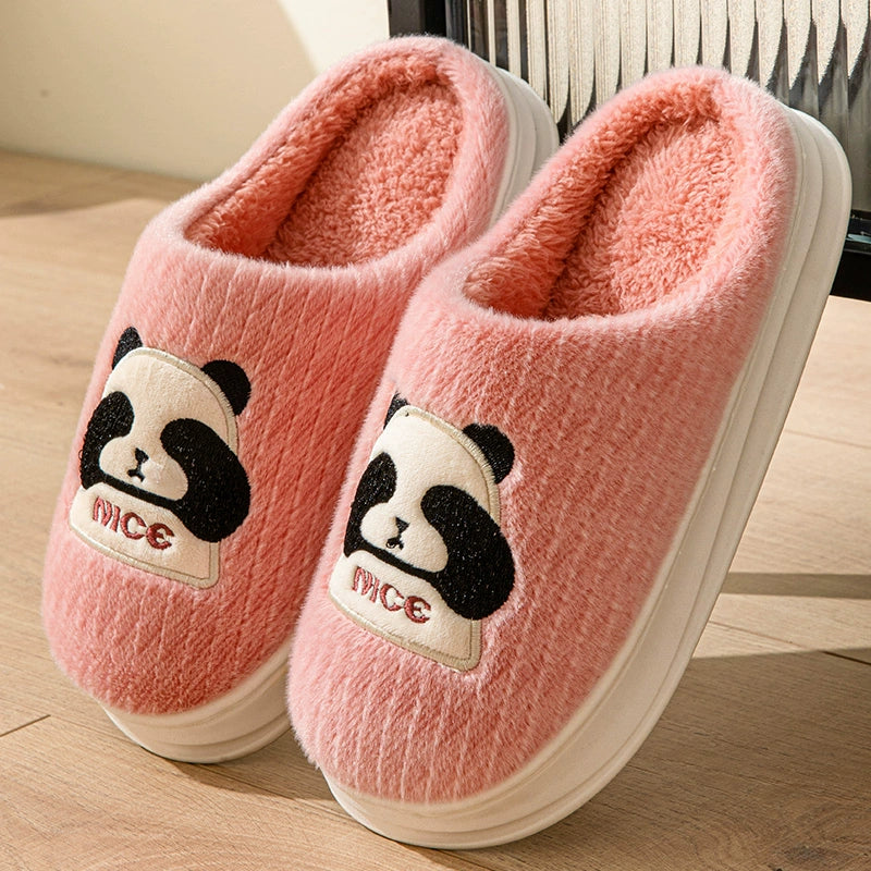 Cotton Slippers Home Indoor Warm Shit Feeling Stuffed