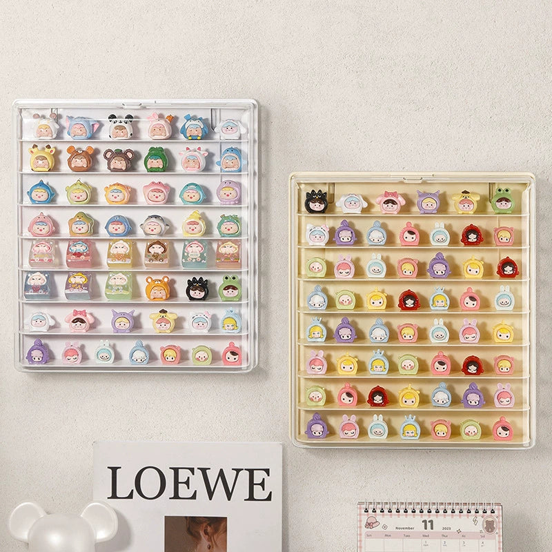 Cute Grain Wall-Mounted Decoration Toys Display Rack Display Box