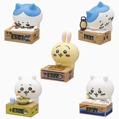 Authentic Chiikawa Qitan Self-Deprecating Xiong Jiikawa Clock Blind Box Capsule Toy 1st Pop-up Generation Small Eight Ornaments