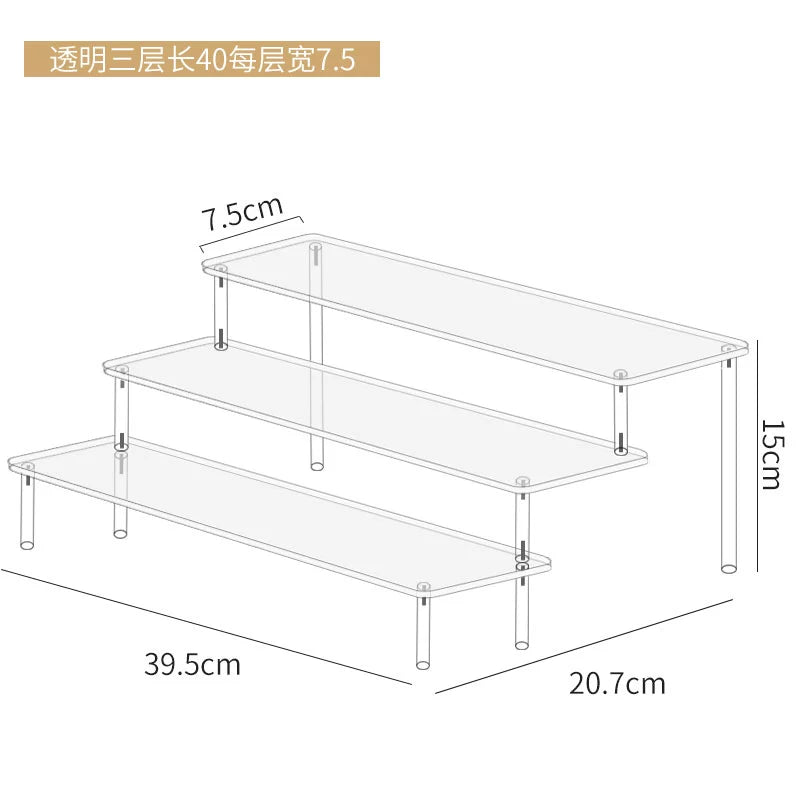 Storage Box Hand-Made Acrylic Small Ornaments Display Stand