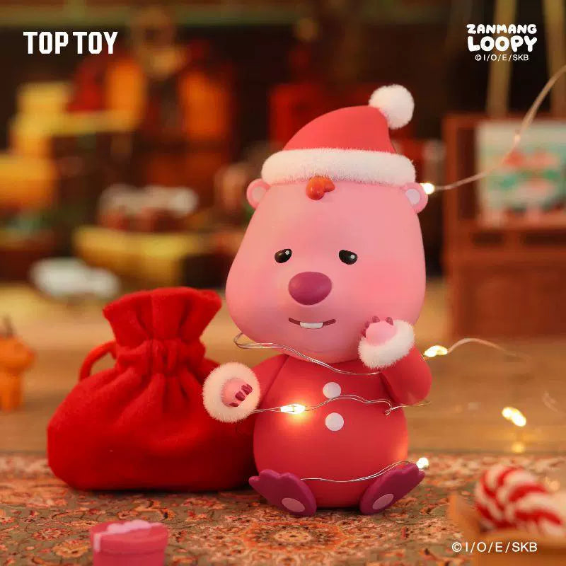 Toptoy Ruby Doll Blind Box Loopy Wonderful Winter Series Flocking Hand-Made Christmas Gift Toys Ornaments