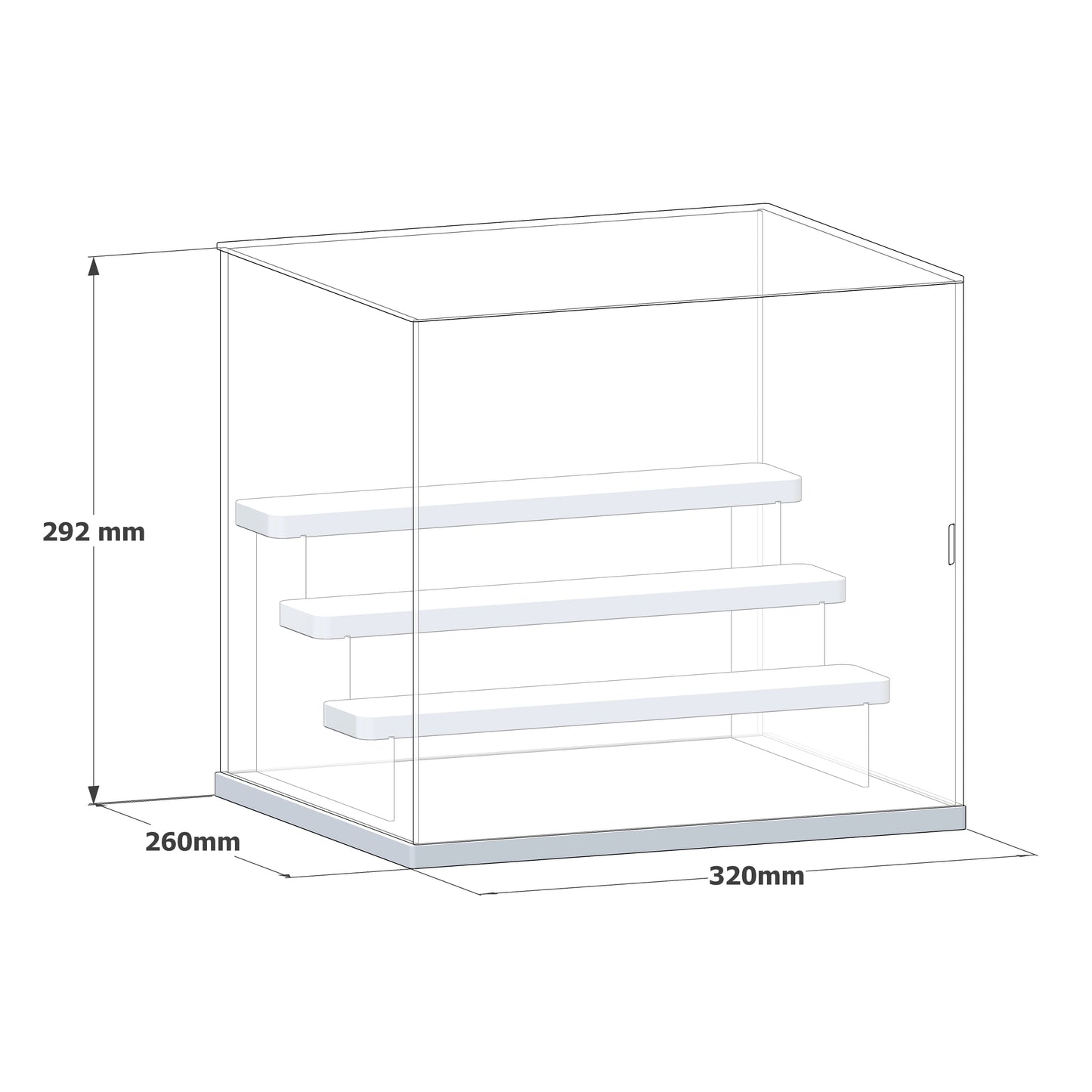 HD Large Capacity Blind Box Model Doll Acrylic