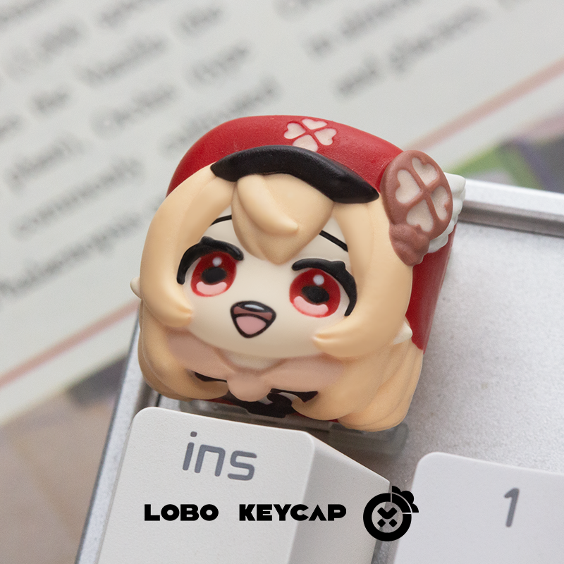 Original God! GENSHIN! Funena Ganyu Mechanical Keyboard Unique Keycap