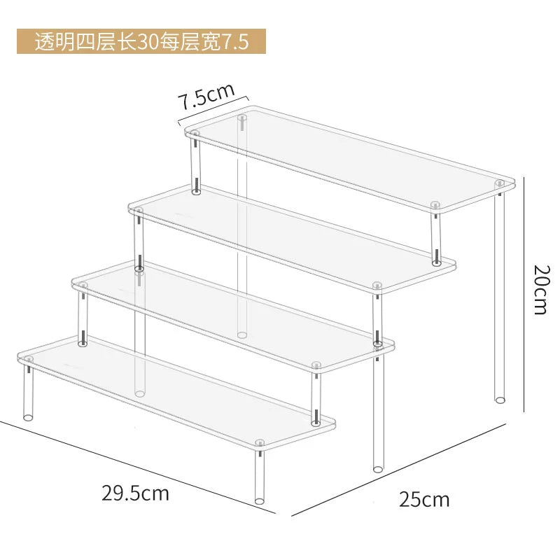 Storage Box Hand-Made Acrylic Small Ornaments Display Stand