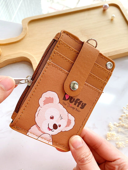 Cute Student Campus Multi-Card Position Bus Pass Card Case Keychain Access Control Student Card Protective Case Meal Card Holder