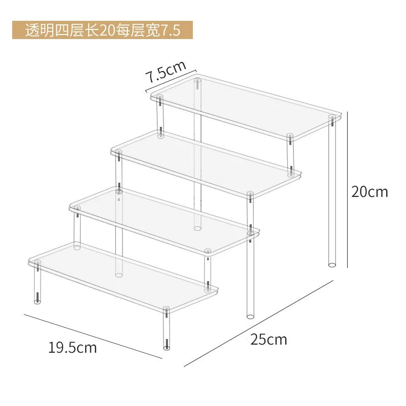 Storage Box Hand-Made Acrylic Small Ornaments Display Stand