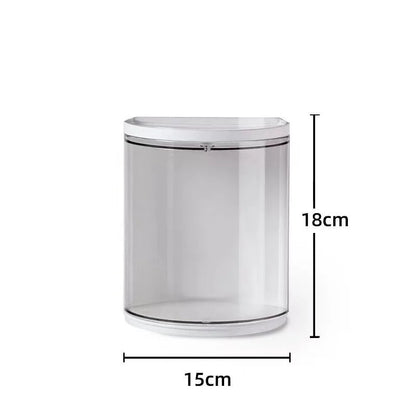 Display Box for Transparent Acrylic Rotating Wall Hanging Blind Box Storage for LEGO Doll Model Kits Cabinet for Pop Mart