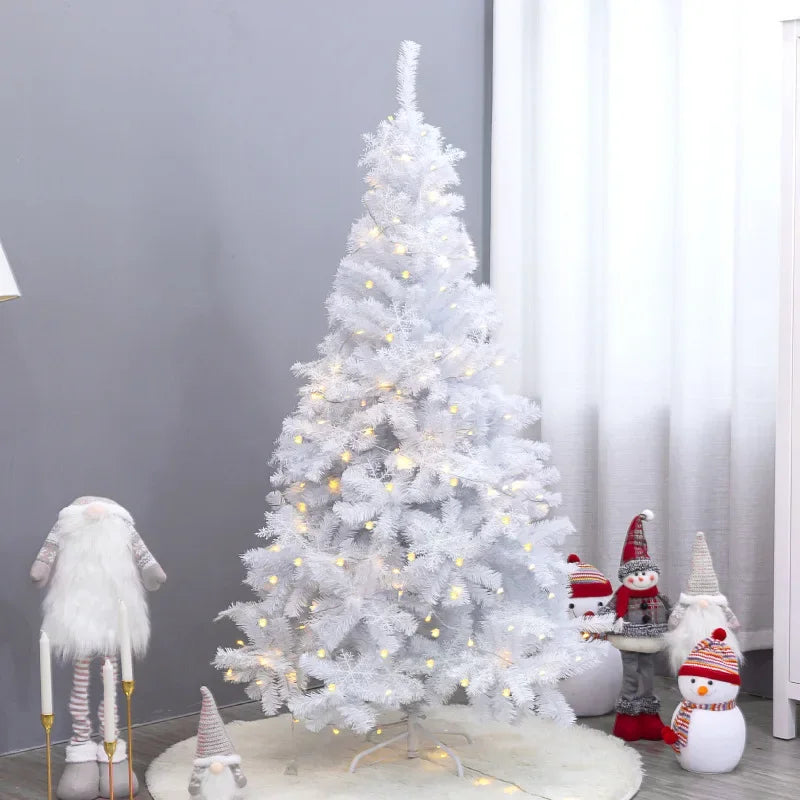 Pink Christmas Tree 210cm/180cm/150cm Large Artificial Xmas Tree Retardant Fir Tree for Рождество Navideño