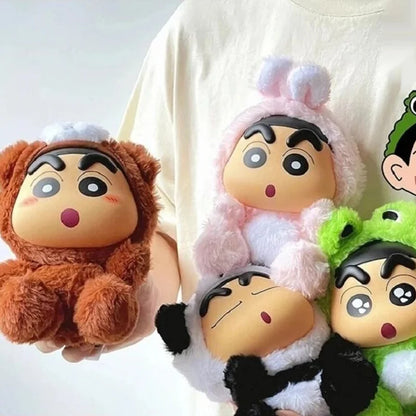 In stock Hot Crayon Shin chan Animal Blind Box Plush Doll Mystery Box Desktop Decoration Car Decoration Handmade Christmas Gift