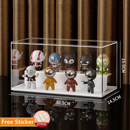 Blind Box Storage Display Stand Hand-made Lego Showcase Transparent Dustproof Cabinet Acrylic Display Box for Popmart