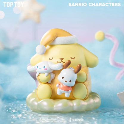 In Spot Sanrio Characters A Sweet Dream Series Elevator Night Light Pompompurin Cinnamoroll Pachacco Kawaii Toy Birthday Gift