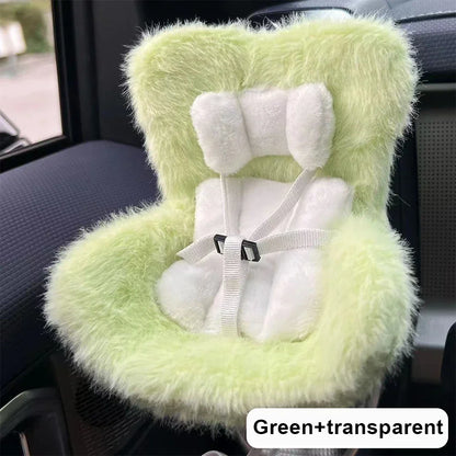 For Labubu Car Doll Safety Seat Kawaii Ob11 Doll Seat Car Air Aromatreatment Decoration Cute Car Decoration Dolls Accessories