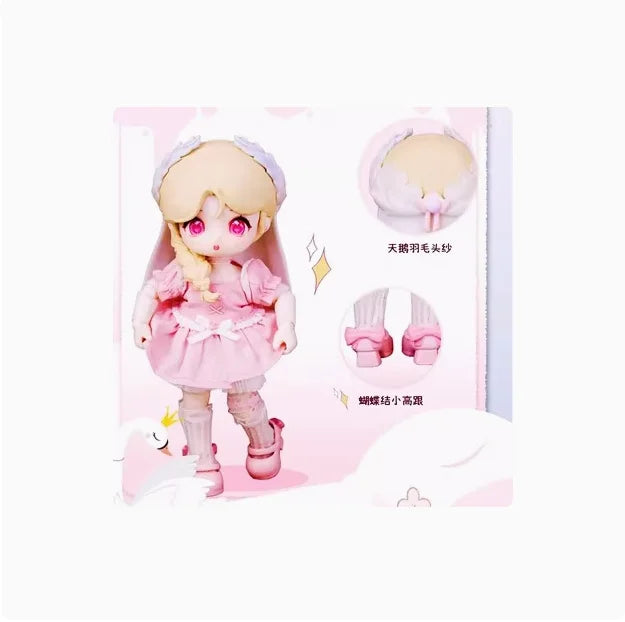 Genuine Nagi 2 3 Blind Box Exchange Student Series Bjd Doll Mystery Box Anime Action Figure Model Guess Bag Surprise Kids Gift