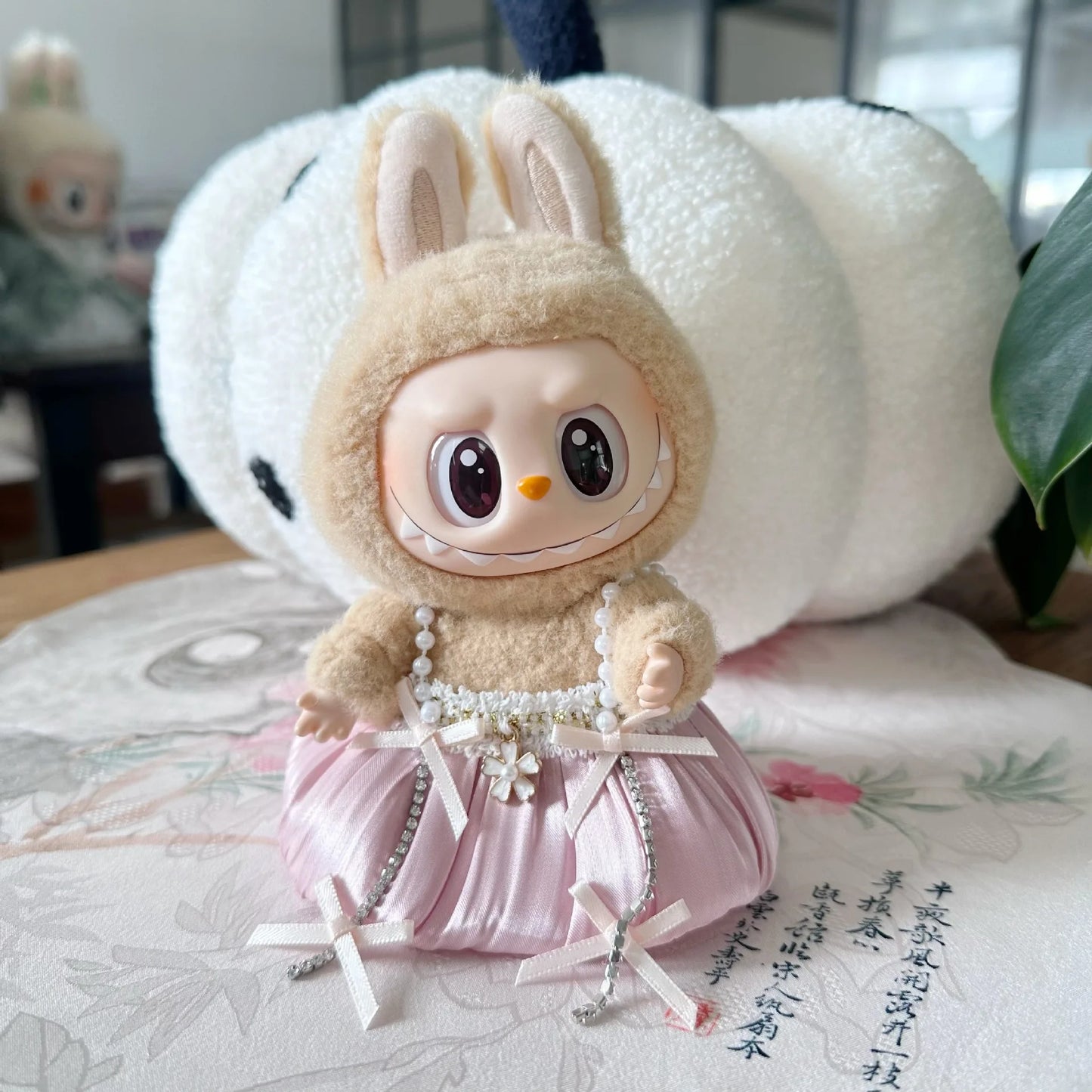 Plush Doll'S Clothes Outfit Accessories For Korea Kpop Exo Labubu V1 V2 Idol Dolls Sitting Party Princess Dress Clothing Gift