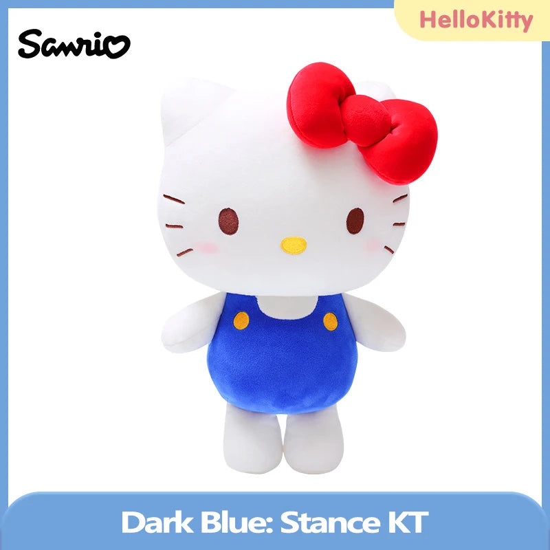 Sanrio Hello Kitty Kuromi Throw Pillow Baby Stuffed Toys Anime Cat Plush Toys Plushie Kids Gifts Children Dolls For Girls Boys