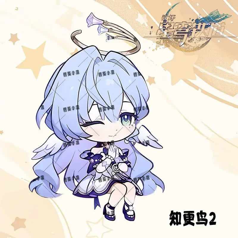 Honkai:Star Rail Boothill Jade Live Broadcast Guest Or Host Magnetic Sofa Sitting Character Acrylic Fridge Sticker Desk Ornament