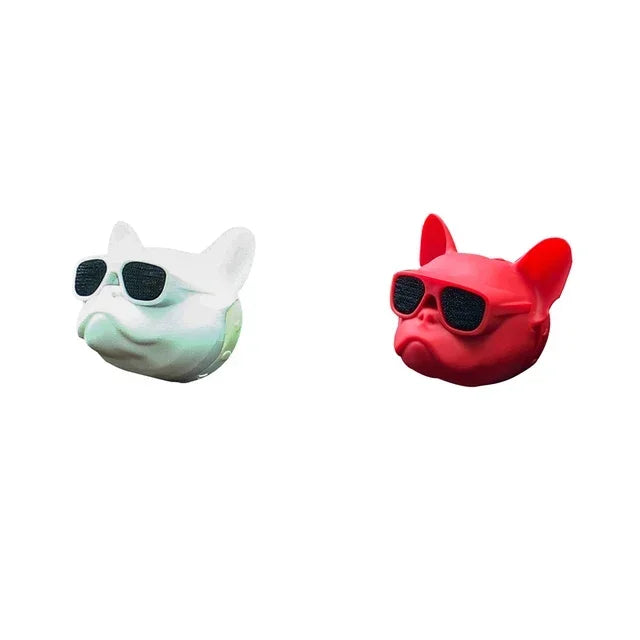 2Pcs Bulldog Car Air Freshener Refill Solid Perfume Cherry Car Diffuser Essential Oil Air Outlet Clip Auto Fragrance