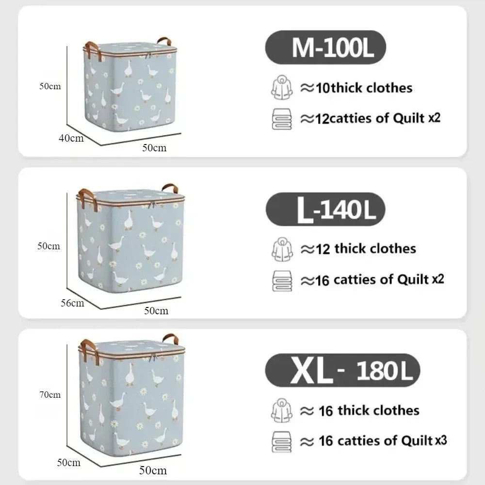 Quilt Storage Bags Large Capacity Quilt Moisture Proof Sorting Bag Used To Store Daily Necessities Foldable Waterproof Pack Bag