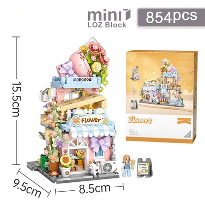 LOZ Flowers DIY decoration blocks Home decoration Model Building Blocks toys Assembly Toy Christmas Gift for Children Adult