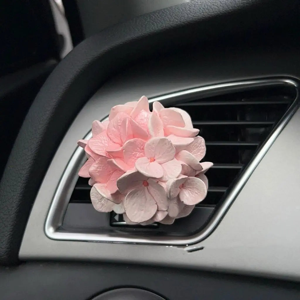 Perfume Aromatherapy Car Hydrangea Car Air Conditioning Vent Decoration Flower Diffusing Stone Goddess Fragrance Premium