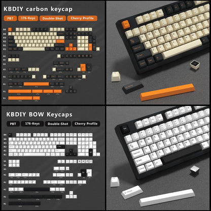 KBDiy GMK Keycap Double Shot GMK Olivia Shoko Jamon WOB Red Samurai Botanical PBT Keycaps Cherry Profile for Mechanical Keyboard