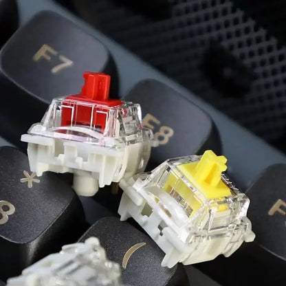 GATERON G Pro V3 3.0 Pro Switch 3pin for Mechanical Keyboard Pre Lubed RGB Linear Tactile White Yellow Red Silver Brown MX Axis