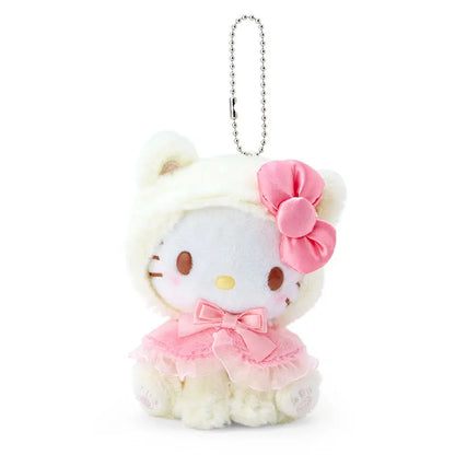 Sanrioed Kawaii Hello Kitty  Kuromi  Plush Doll Toys Pendant Cute Plush  Keychain Bag Pendant Christmas Gifts12CM