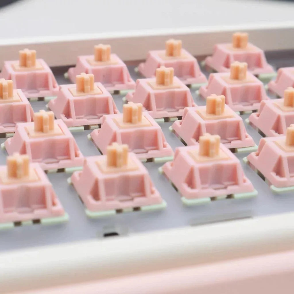 Toot Nnectarine Pink Linear Switch 5pins 35g Pre-lubed Mechanical Keyboard Switches For DIY Custom Gaming Gamer Accessories