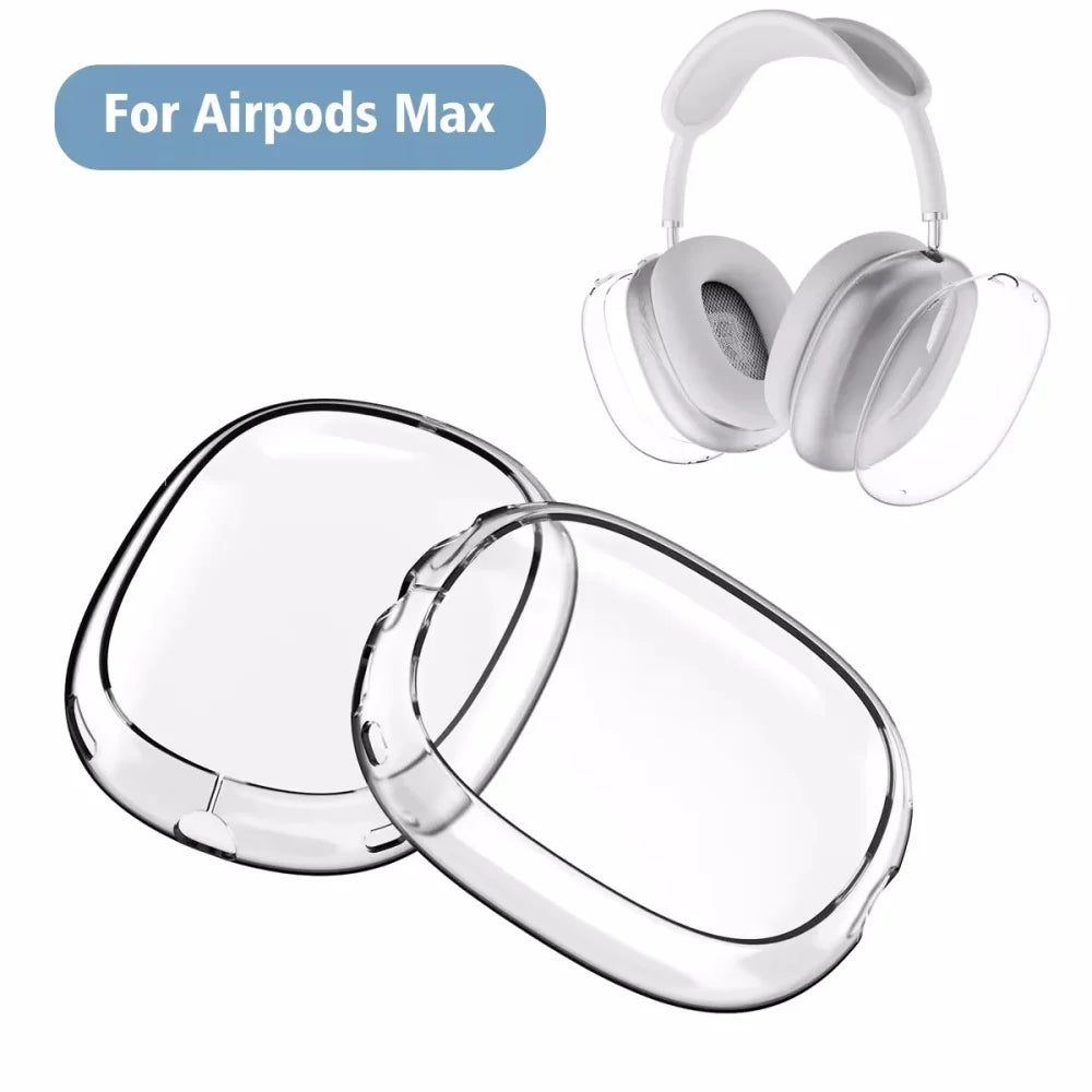 Soft Anti-Scratch Cover For AirPods Max TPU/Silicone Wireless Shockproof Headphones Case Protective Sleeve Protector Accessories