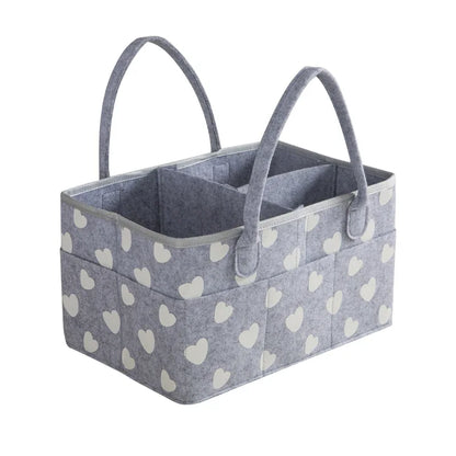 Baby Diaper Organizer Multi-function Infant Nursery Bag Nappy Caddy Bags Portable Baby essentials Storage Handbag for Mom