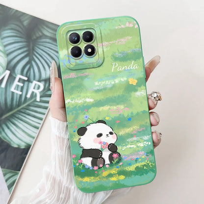 Lens Protective Case For Realme 8i RMX3151 Cute Cartoon Soft Silicone Back Cover For Realme8i Phone Cases