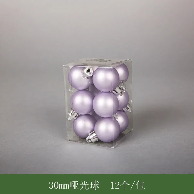 Purple Ball Christmas Decoration