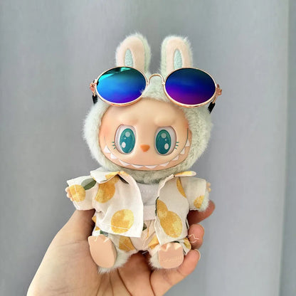 Cute Mini Plush Doll'S Clothes 17cm Labubu II Idol Dolls Sitting Party Outfit Accessories For Korea Kpop Exo Clothing DIY Gift