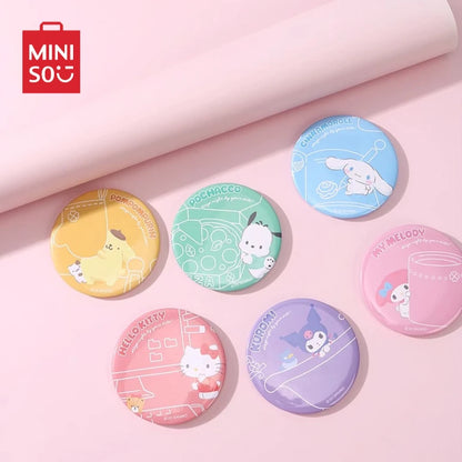 MINISO Sanrio Series Tinplate Refrigerator Magnet Bottle Opener Cartoon Desktop Decoration Peripheral My Melody Christmas Gift