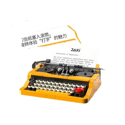 JAKI NEW Creative Classic Ideas Typewriter Computer TV Building Blocks Bricks,DIY Model Kit Toy For Adults Kids Birthday Present