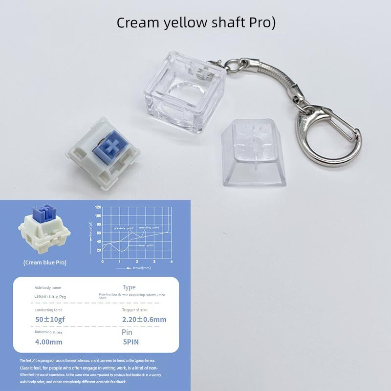 Milk Tea Keychain Customized Chemical Shaft Tester