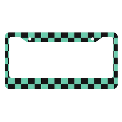 Japanese anime personalized and standardized car license plate frame color scheme Cute matching customized products -2