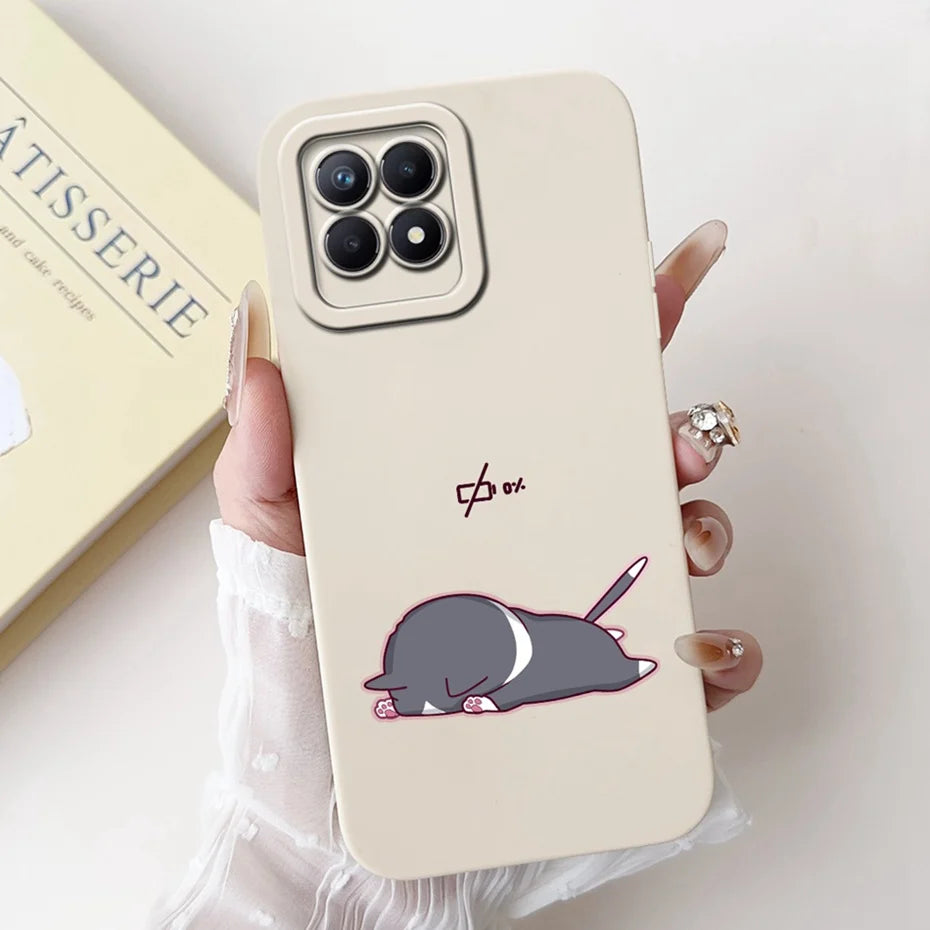 Lens Protective Case For Realme 8i RMX3151 Cute Cartoon Soft Silicone Back Cover For Realme8i Phone Cases