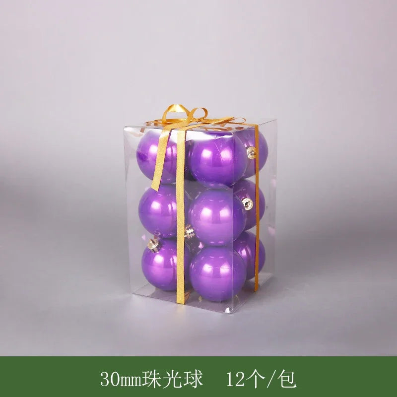 Purple Ball Christmas Decoration