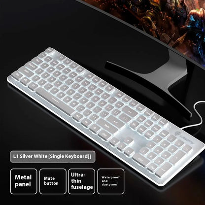 Langtu L1 Mechanical Keyboard Feels Silent Wireless Keyboard Quiet Quiet Desktop Notebook E -Sports Game Office