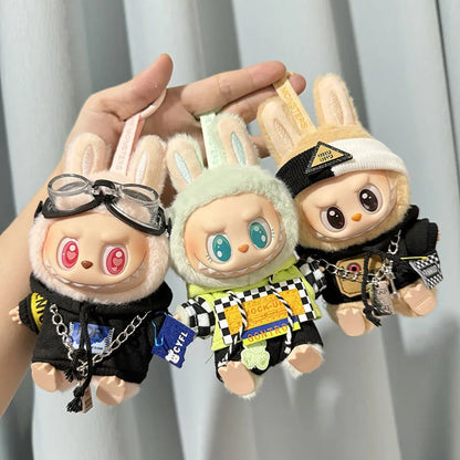 17cm Doll'S Clothes Labubu Idol Outfit Bear Flight Suits Fashion Accessories For Korea Kpop Exo Sitting Party Clothing DIY Gifts