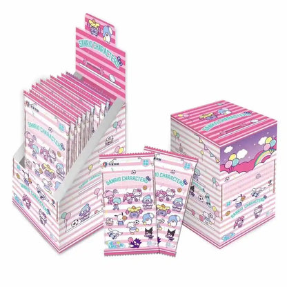 HelloKitty Card Global Travel Theme Collection Cards Sanrio Series Pink Cute Cards Genuine Authorized Collection Card