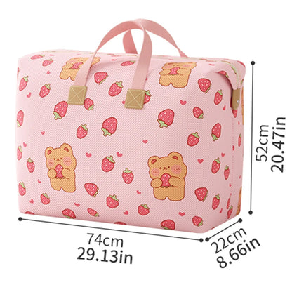 Multifunctional storage bag Large capacity luggage moving bag Foldable portable clothing storage bag Tidy bedroom dormitory