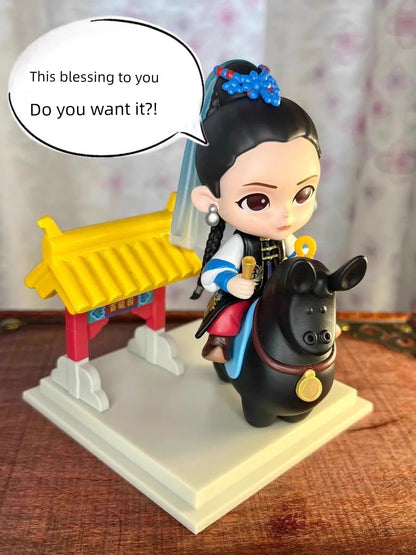 In Stock Authentic Zhen Huan Chuan Series Joint-Name Blind Box First Generation Letter Female Same Style Peripheral Gifts Hand-Made Full Set of Ornaments