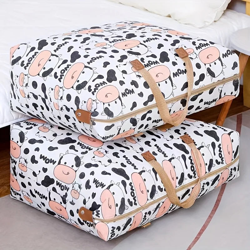 1Pcs Foldable Storage Bags for Clothes and Comforters - Extra Large Capacity for Moving and Packing Travel