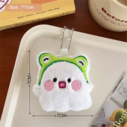 Original Cute Cartoon Plush Puppy Doll Pendant Girl Heart Bag Keychain Decoration